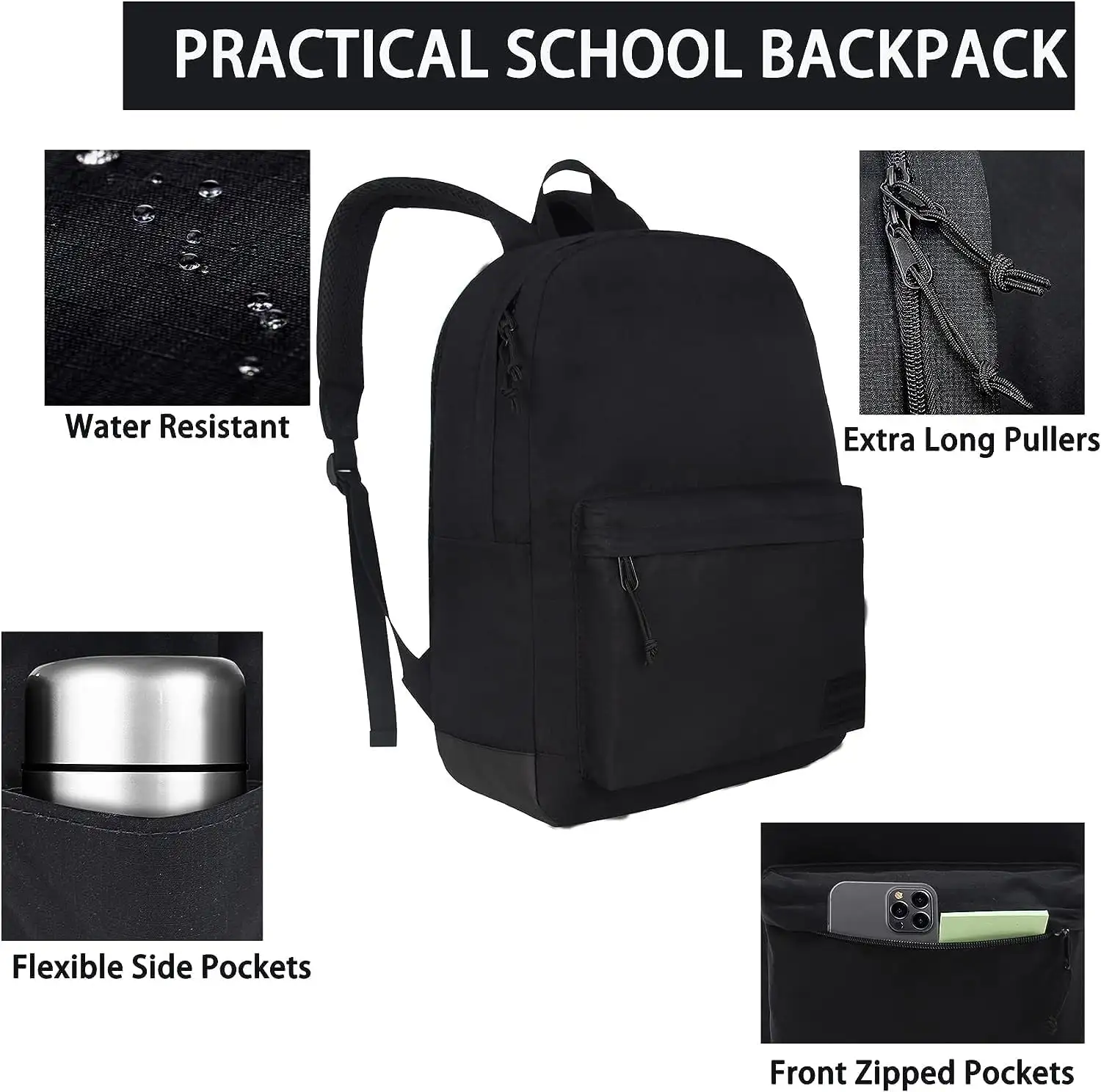 SUPACOOL Lightweight Casual Laptop Backpack with USB Charging Port_ - 715qcnjpacl._ac_sl1500_